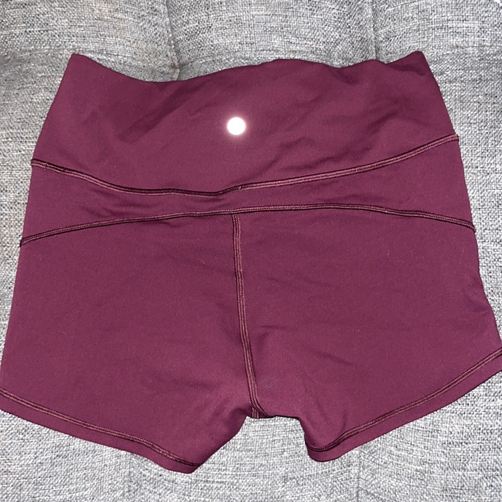 Lululemon high rise athletic shorts